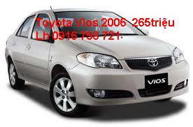 Cần thanh lý 10 xe Toyota Vios  2006 265triệu Lh 0916758721